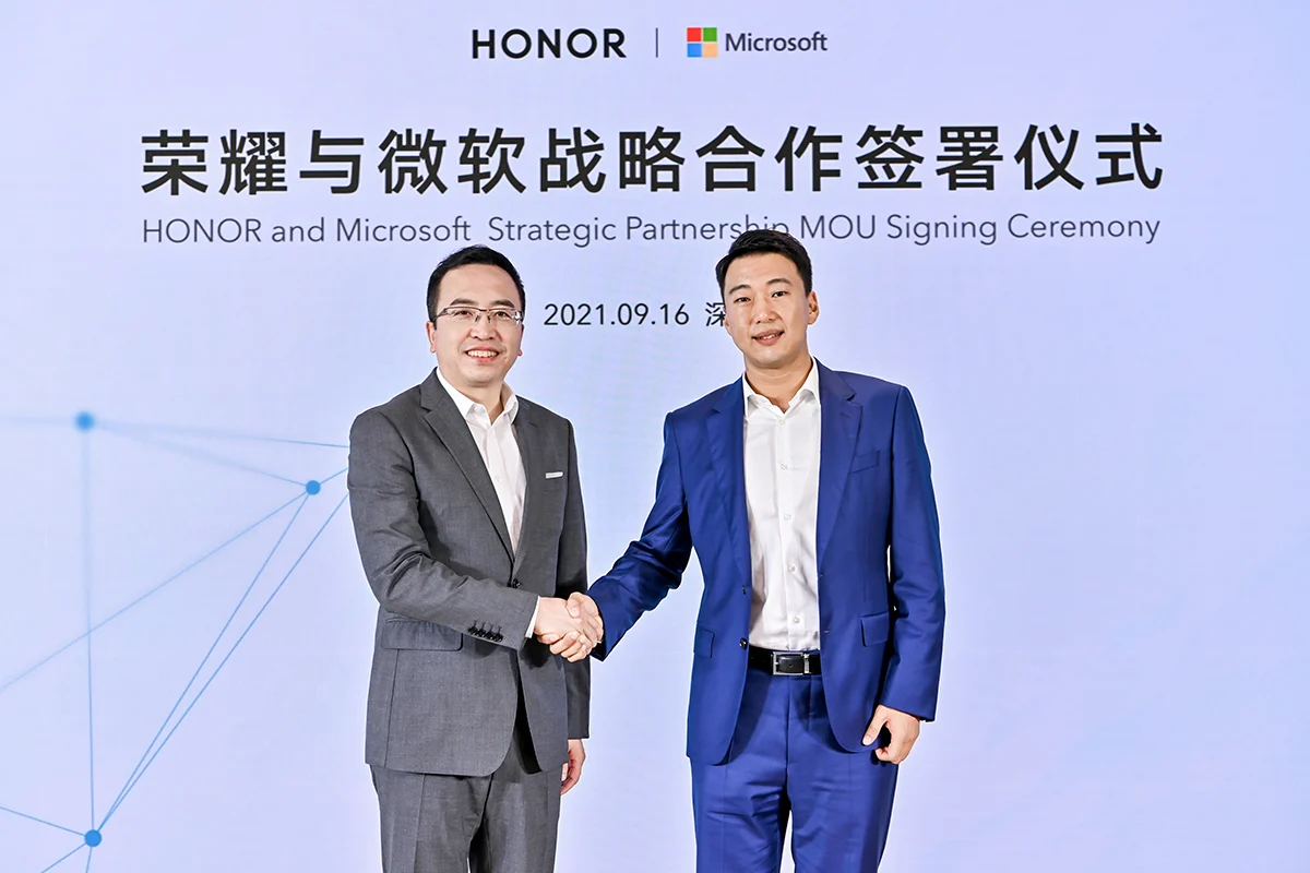 Honor and Microsoft