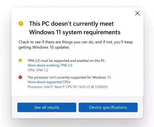 Check Windows 11 Compatibility