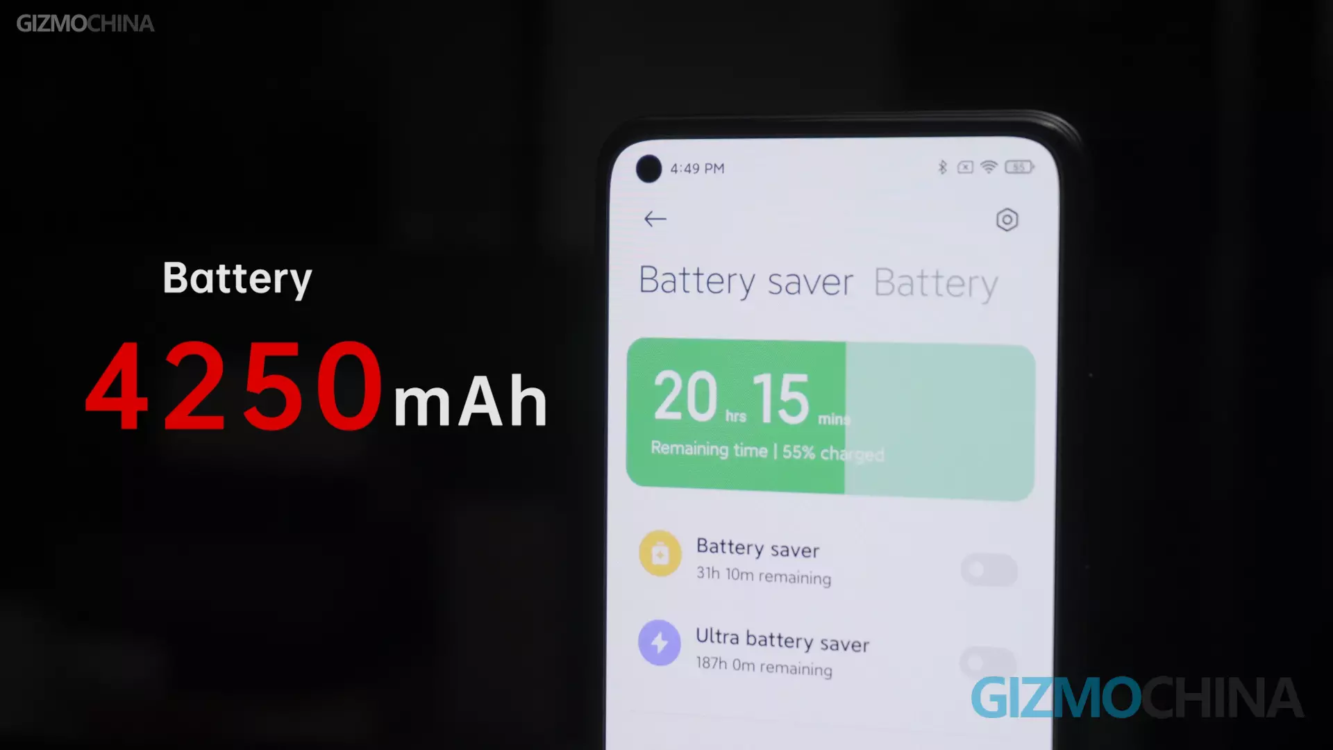 4250mAh Battery