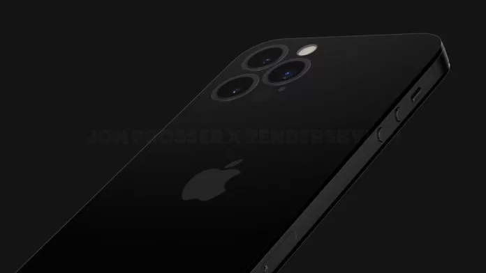 iPhone 14 in black color back side