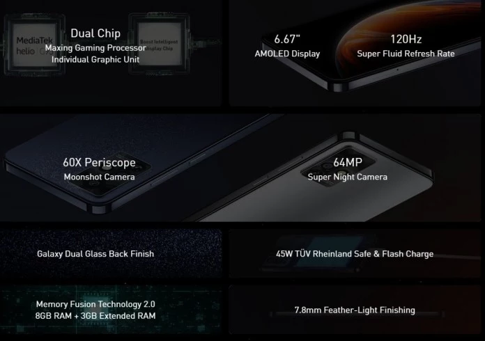 Infinix ZERO X Camera Specs