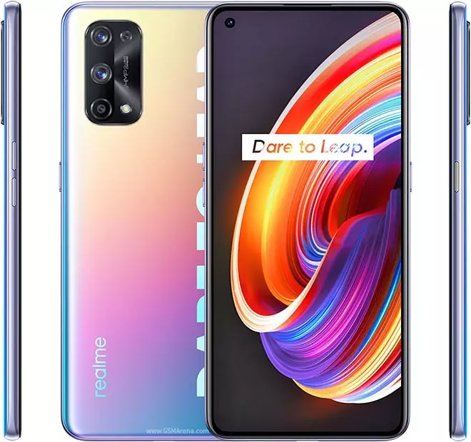 realme x7 pro 5g showing front, back and sidebar