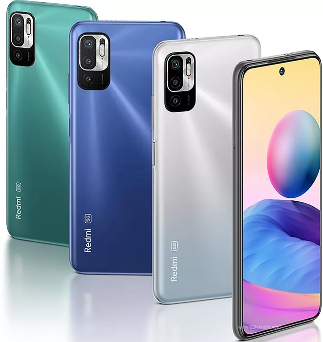 Redmi Note 10 5G in 4 different colors