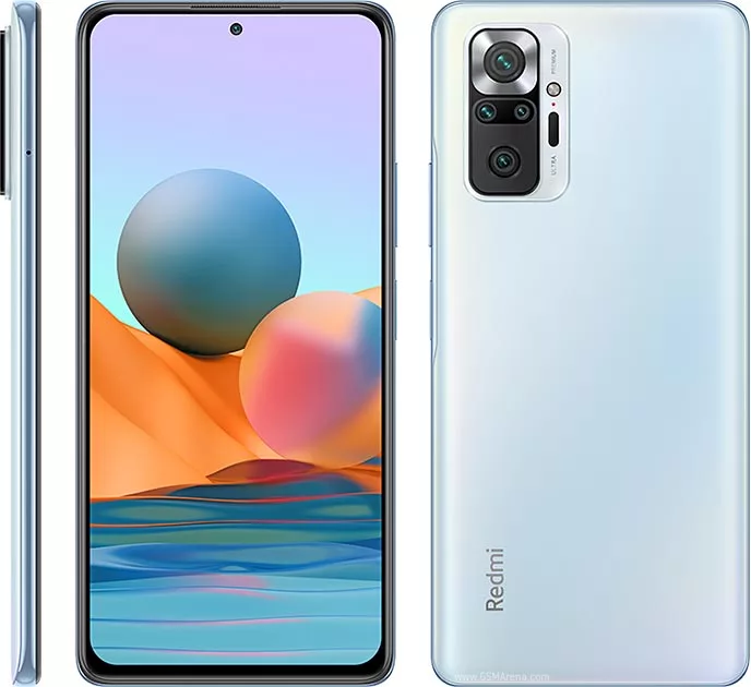 Redmi Note 10 Pro 5G frond back and side view