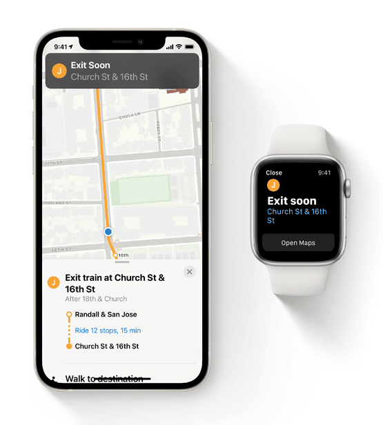 New Transit Feature in iOS 15