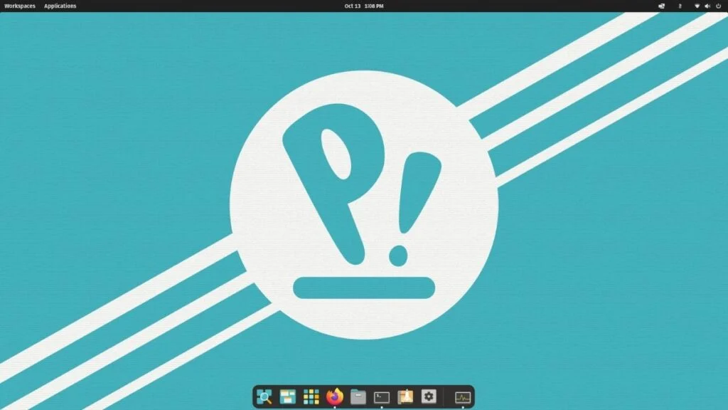 Pop OS interface on Raspberry Pi