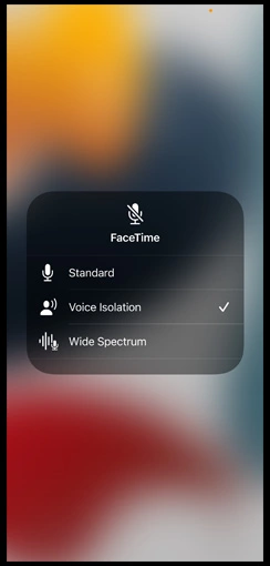 Mic Mode iOS 15 Feature