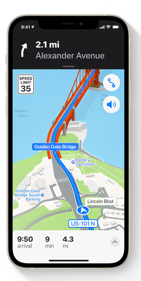 New Driving Features in iOS 15