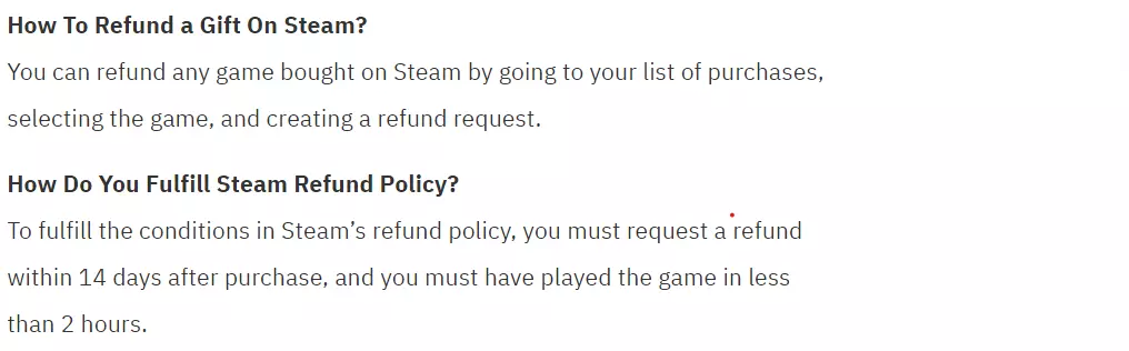 How To Refund A Game On Steam In 2021