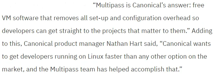 Canonical multipass