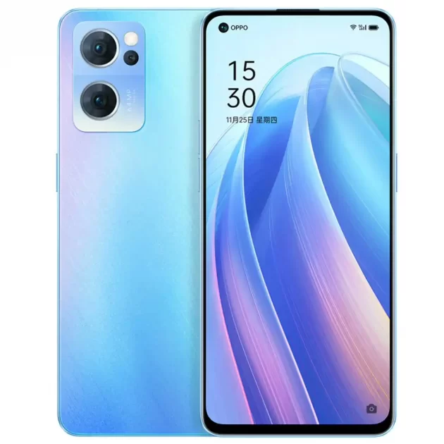 OPPO Reno7 front and back side