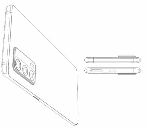 Realme under-display camera phone patent
