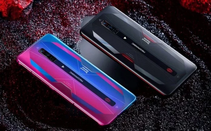 Nubia Red Majic 6 in red and black color