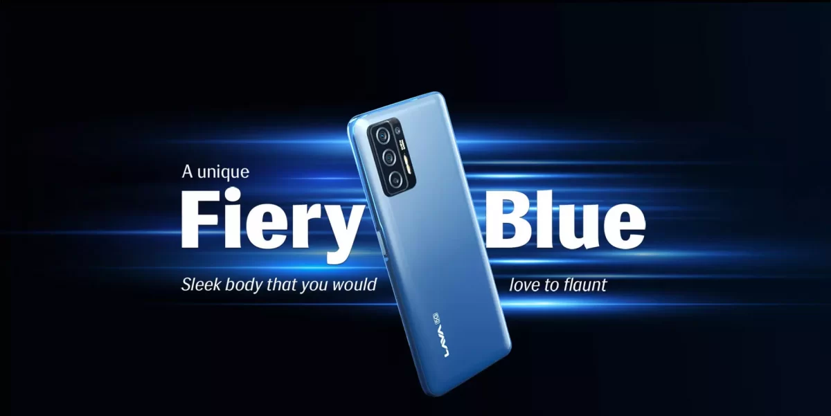 Lava AGNI 5G Smartphone Fiery Blue Color