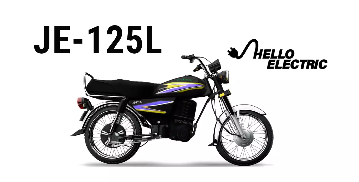 Jolta JE 125-L Electric Bike in Black Color