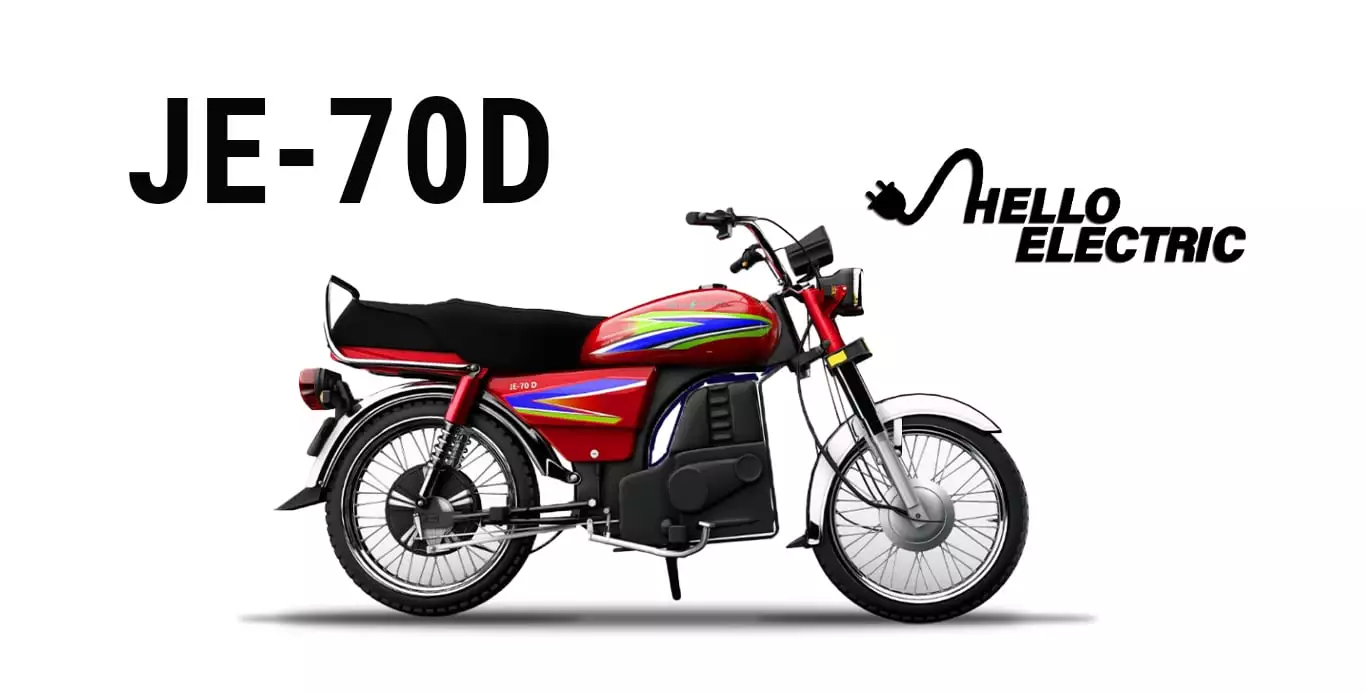 Jolta JE 70D Electric Bike in Red Color