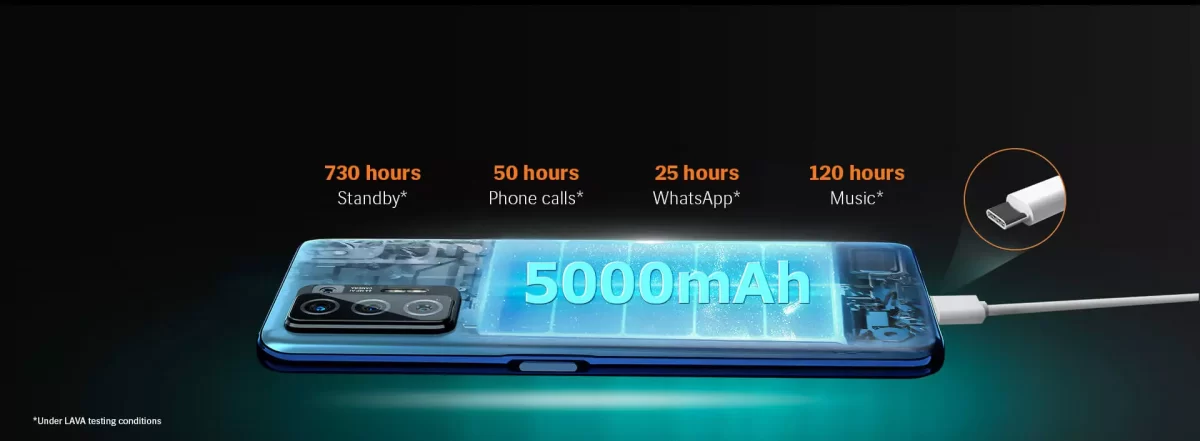 Lava AGNI 5G Smartphone Battery Capacity
