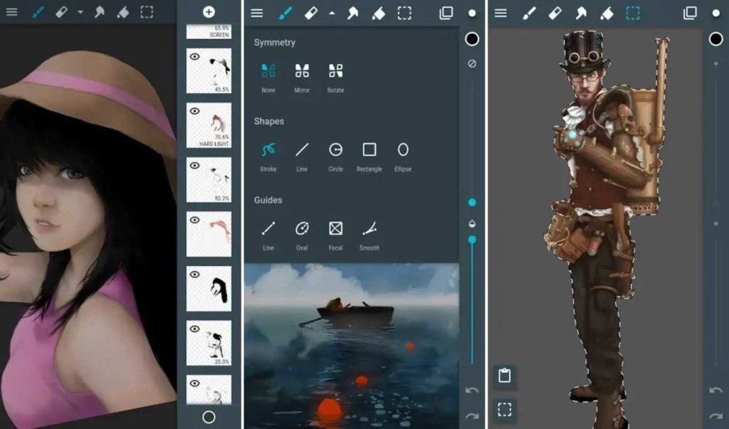 ArtFlow Android Drawing App Interface