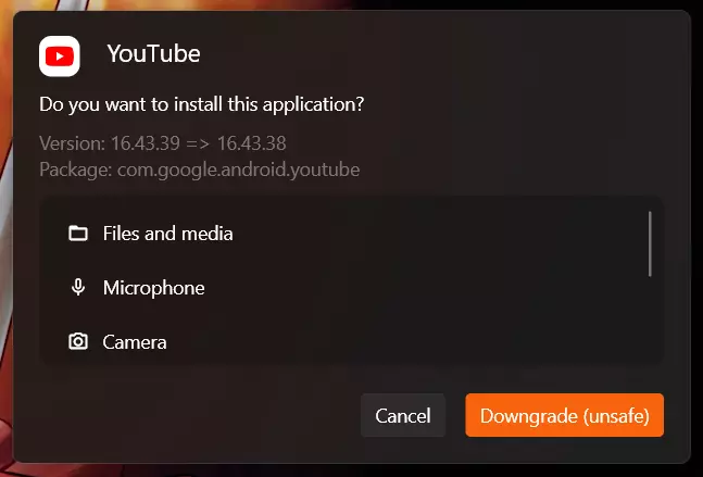 WSA PacMan App Interface - Installing Android App on Windows 11
