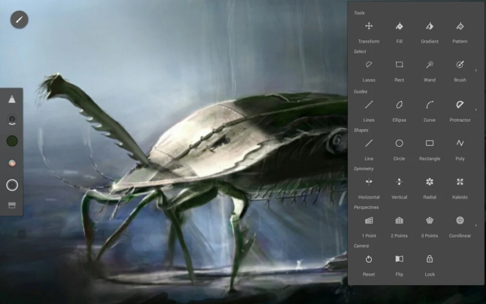 Infinite Painter Android Drawing App Interface