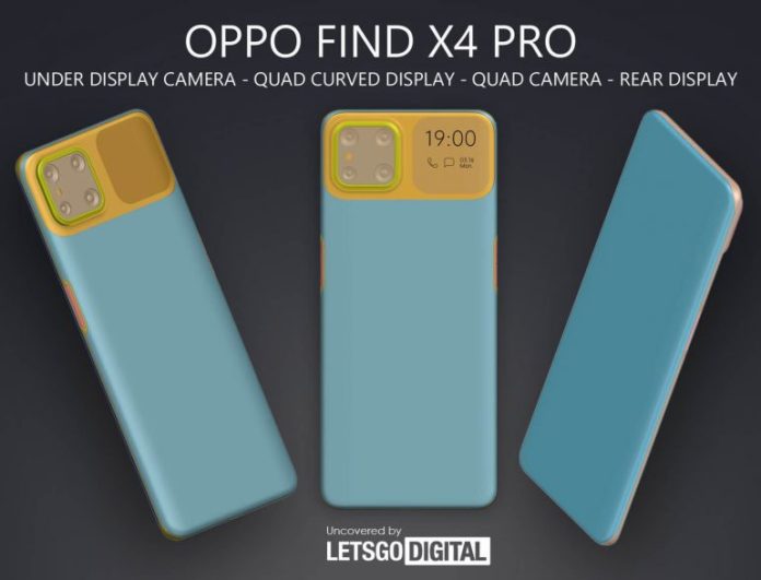 Oppo Find X4 Pro Patent Revealed by LetsGODIGITAL