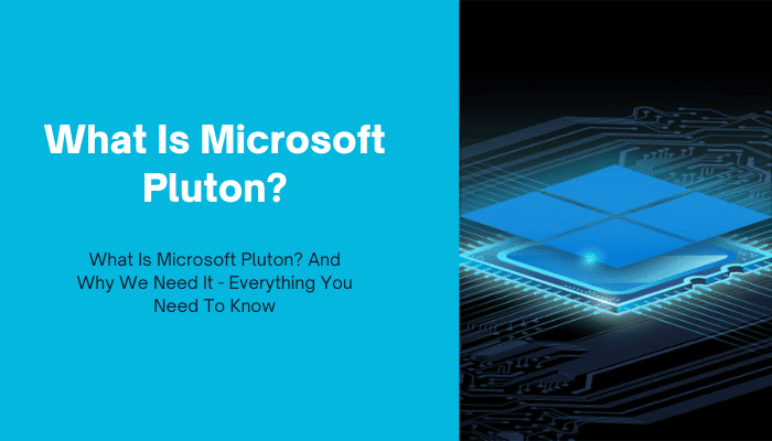 What Is Microsoft Pluton Everything You Need To Know Tech Taalk