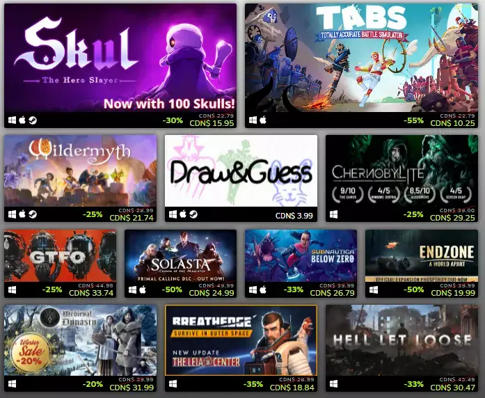 Early Access Grads on Steam