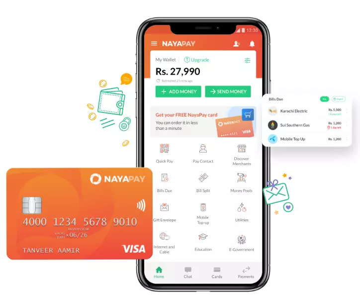 NayaPay App Interface