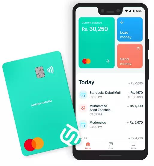 SadaPay App Interface