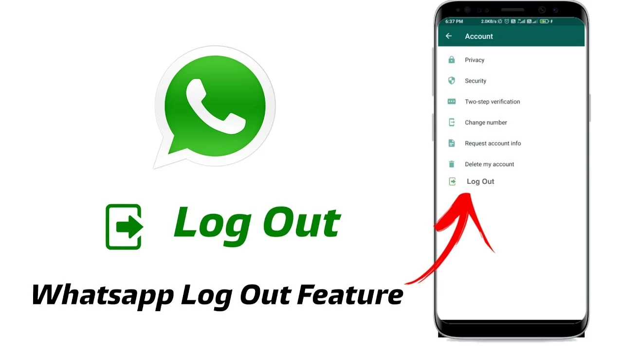 Log in & Log Out WhatsApp Feature
