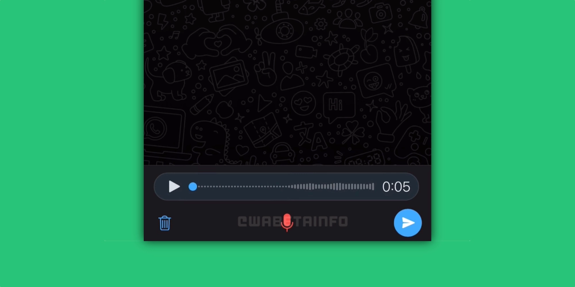 WhatsApp audio message
