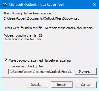 Solve Outlook PST Cannot Be Found Error