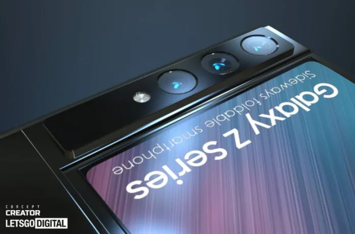 Samsung Galaxy L-Shaped Smartphone Renders
