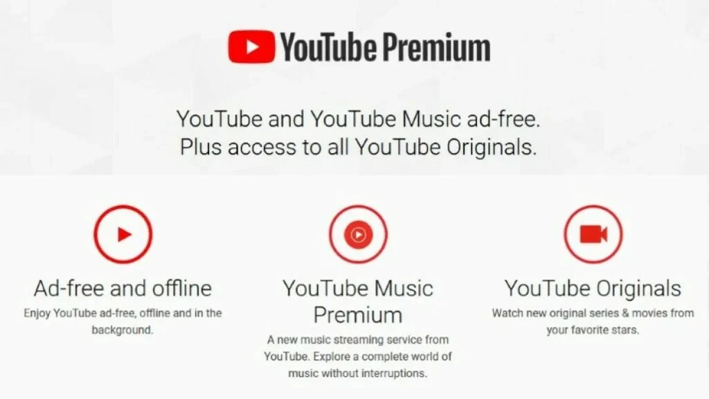 Youtube Premium Features