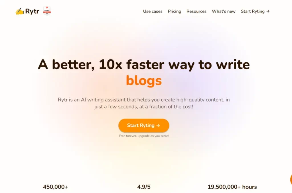 Rytr AI Writing Tool