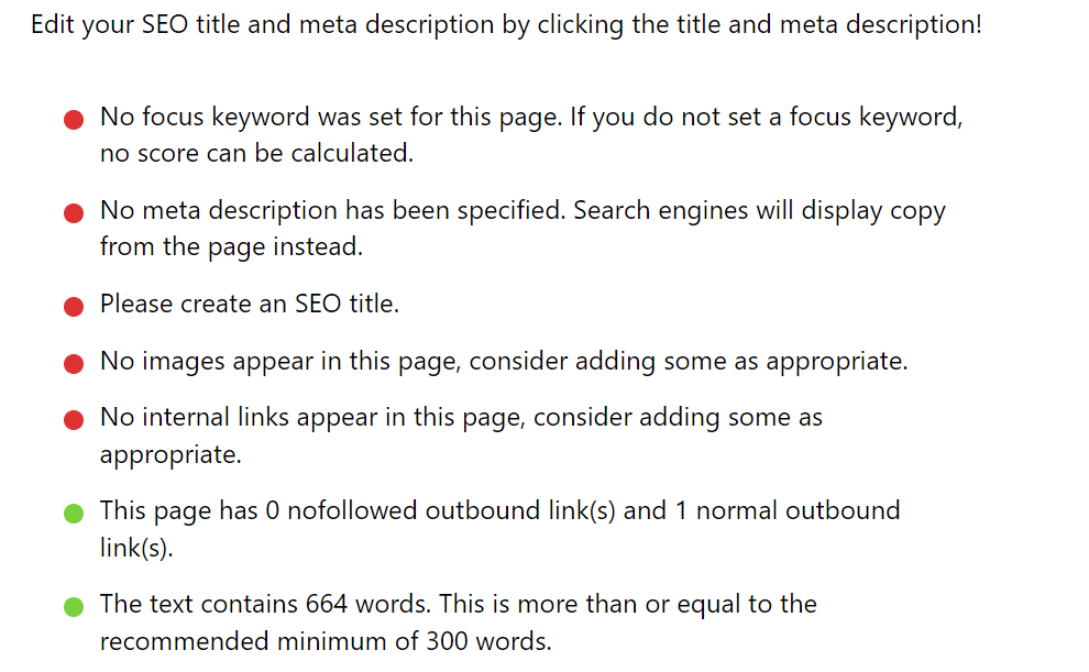Yoast SEO (Content Analyzer)