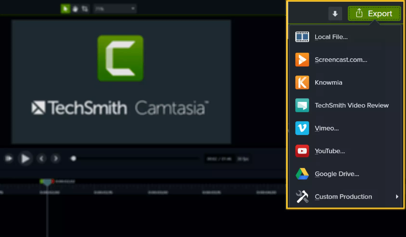 Camtasia Screen Recorder Interface