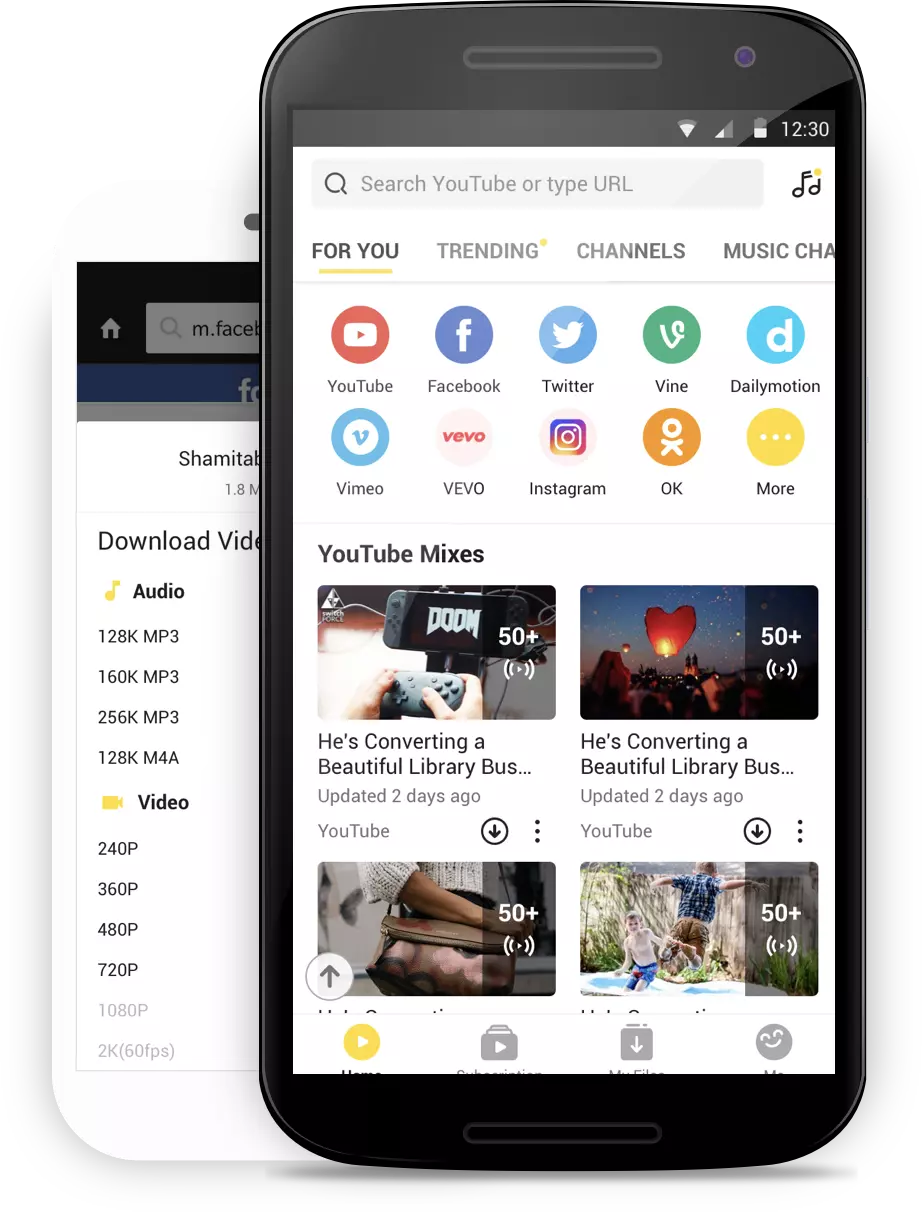 Snaptube Video Downloader Android App