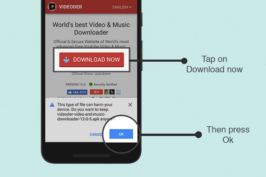 Videoder Android App