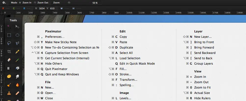 CheatSheet Mac App