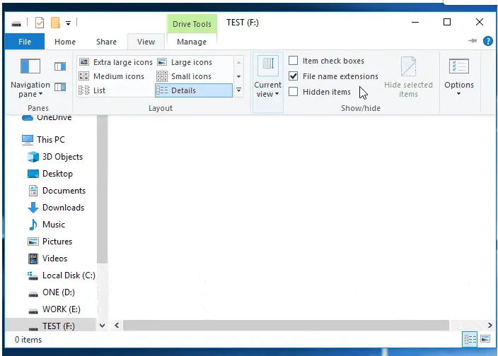 Display Hidden Files & Folders in Windows 10