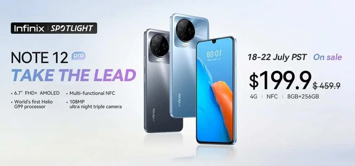 Infinix Note 12 Pro 4G pricing
