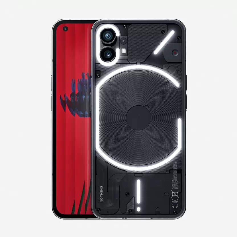 Nothing Phone (1) Black Front & Back