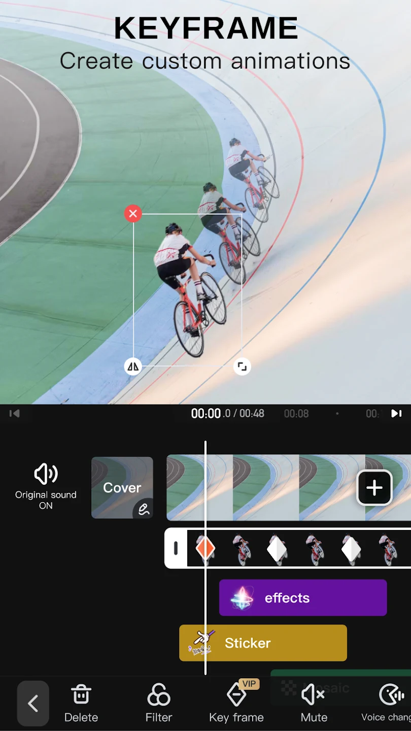 Viva Video Editor Interface
