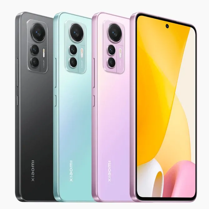 Xiaomi 12 Lite Smartphone in Different Colors