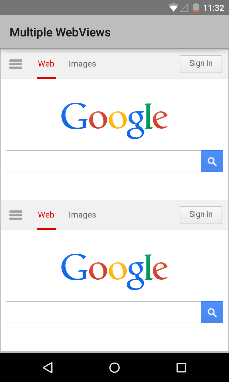 Android WebView