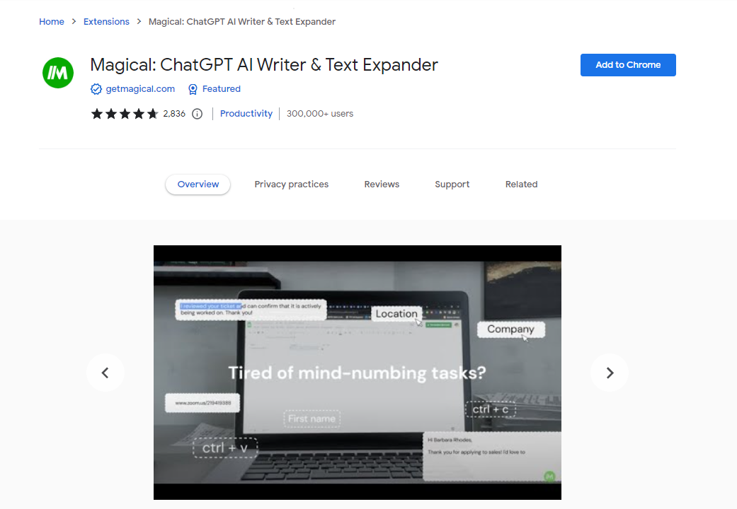 Magical: ChatGPT AI Assistant