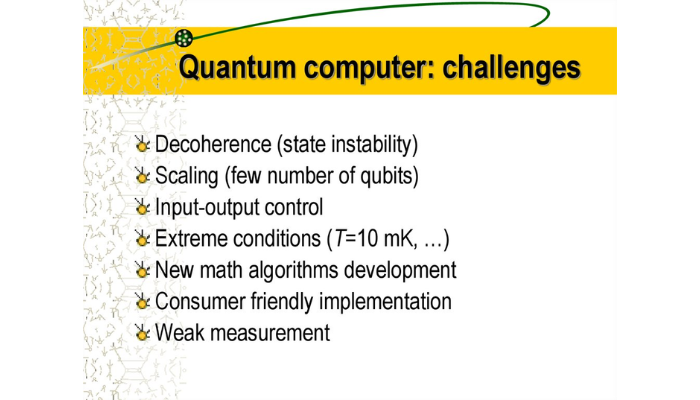 Quantum Computing Challenges