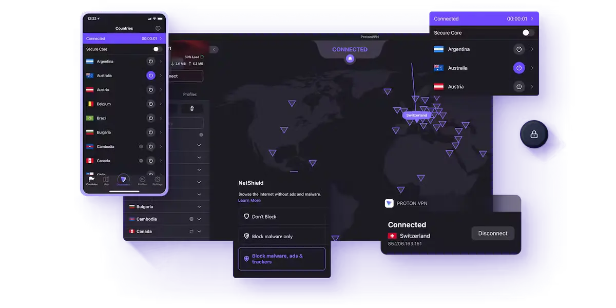 ProtonVPN: Stable Free VPN to Watch Netflix