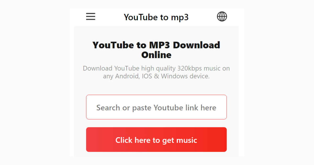 YouTube to MP3 Download Online